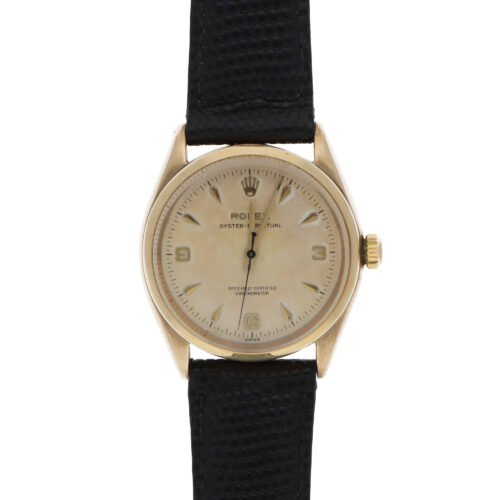 Vintage 1959 Rolex Oyster Perpetual 9ct Gold Automatic Watch