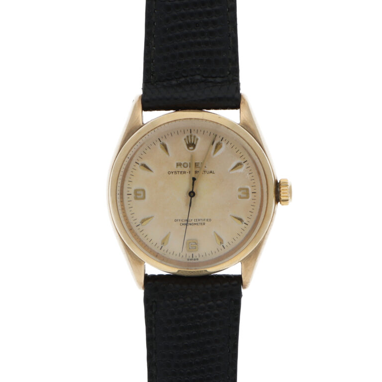 Vintage 1959 Rolex Oyster Perpetual 9ct Gold Automatic Watch