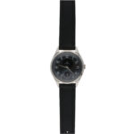 Vintage 1955 Omega Jumbo Stainless Steel Manual Watch Black Dial