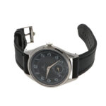 Vintage 1955 Omega Jumbo Stainless Steel Manual Watch Black Dial