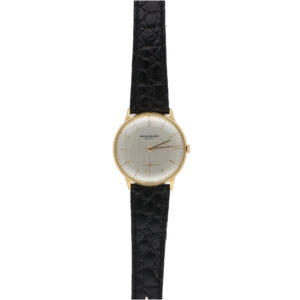 Vintage Patek Philippe 18ct Gold 34mm Manual Wind Watch Ref 3420