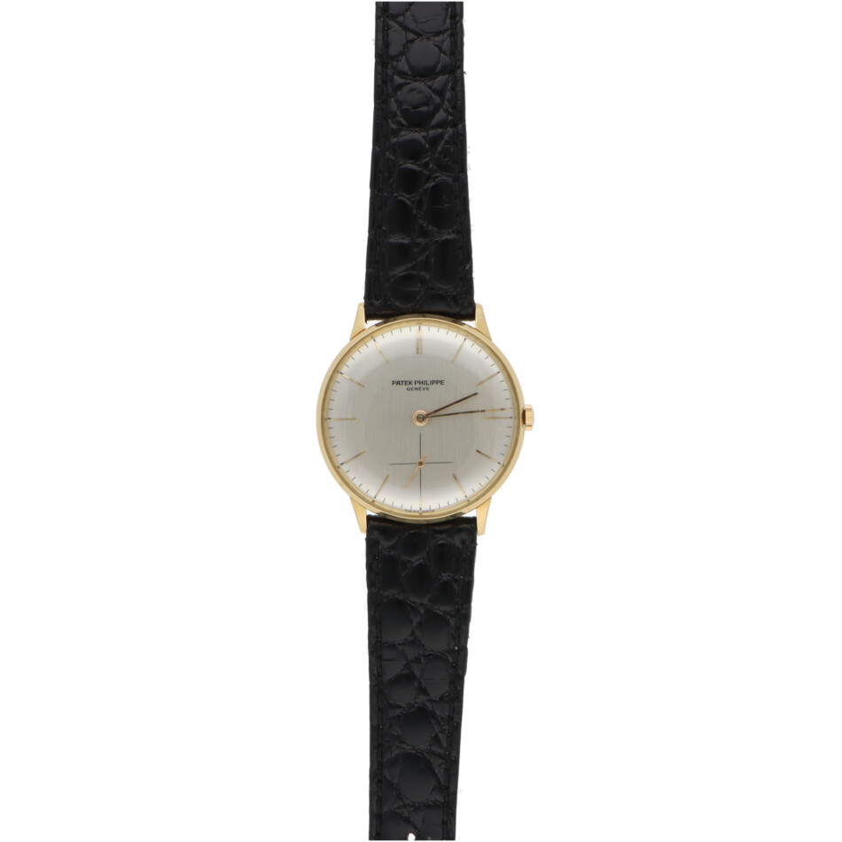 Vintage Patek Philippe 18ct Gold 34mm Manual Wind Watch Ref 3420