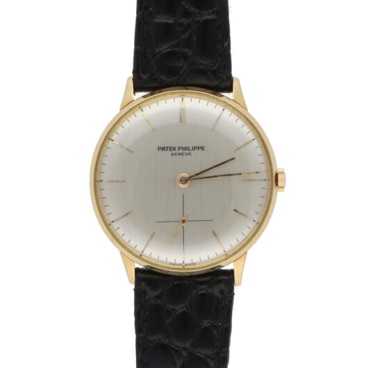 Vintage Patek Philippe 18ct Gold 34mm Manual Wind Watch Ref 3420