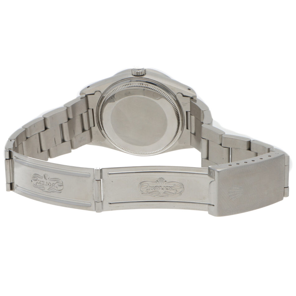 Vintage 1991 Rolex Air King Precision Watch Grey 34mm Dial