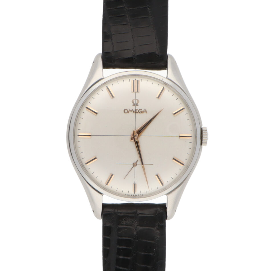 Vintage Omega Jumbo Stainess Steel 38mm 2505-24 Watch
