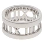 Vintage Tiffany & Co. Atlas Diamond Openwork Ring in White Gold