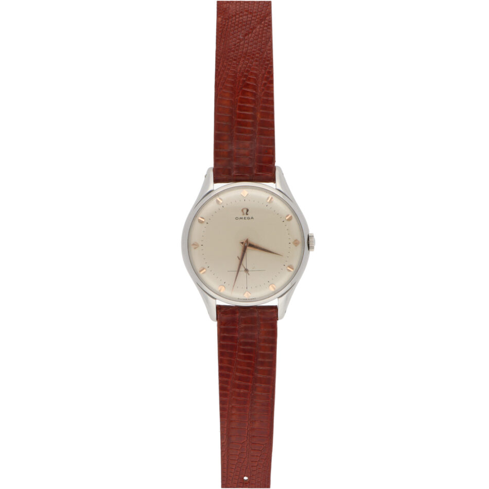 Vintage1950 Omega Jumbo Stainless Steel Manual Watch 2505-14
