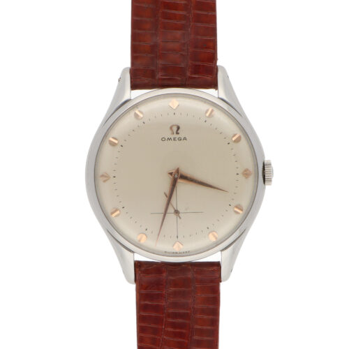 Vintage1950 Omega Jumbo Stainless Steel Manual Watch 2505-14