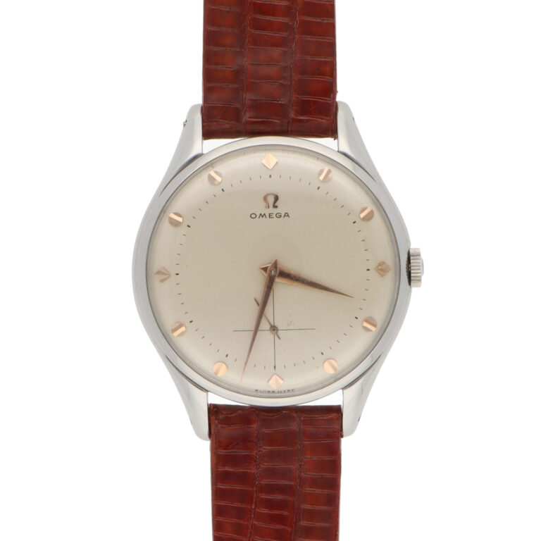 Vintage1950 Omega Jumbo Stainless Steel Manual Watch 2505-14