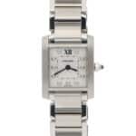 Vintage Cartier TankFrancaise Stainless Steel with Diamond Dial