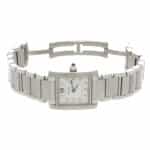 Vintage Cartier TankFrancaise Stainless Steel with Diamond Dial