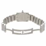 Vintage Cartier TankFrancaise Stainless Steel with Diamond Dial