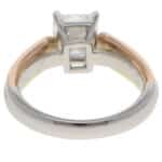 Vintage Cartier GIA Certified 1.50ct Diamond Trinity Ring