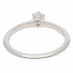 Vintage Tiffany & Co. 0.20ct Certified Diamond Solitaire Ring