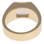 Vintage 2001 Cartier Tank Rutilated Quartz Ring in Yellow Gold