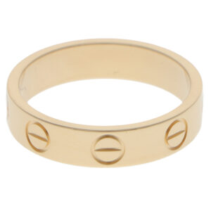 Vintage Cartier LOVE Ring SM in Yellow Gold, Size 46