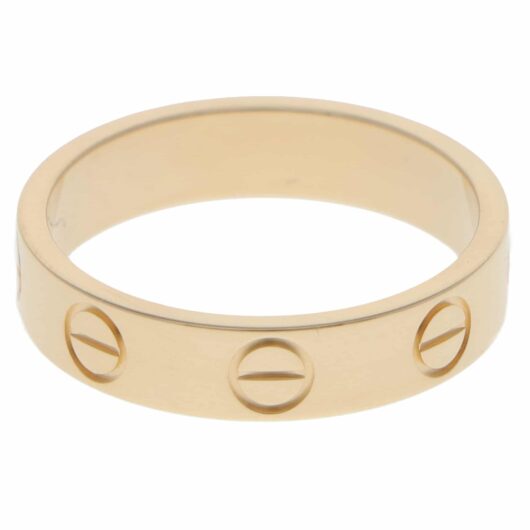 Vintage Cartier LOVE Ring SM in Yellow Gold, Size 46