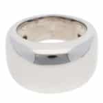 Vintage 1997 Cartier Nouvelle Vague Ring in White Gold
