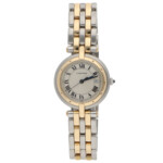 Vintage Cartier Panthere Vendome 29mm Watch with 2 Row Gold