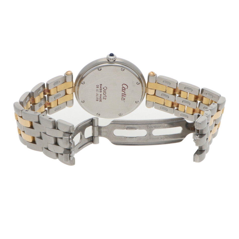 Vintage Cartier Panthere Vendome 29mm Watch with 2 Row Gold