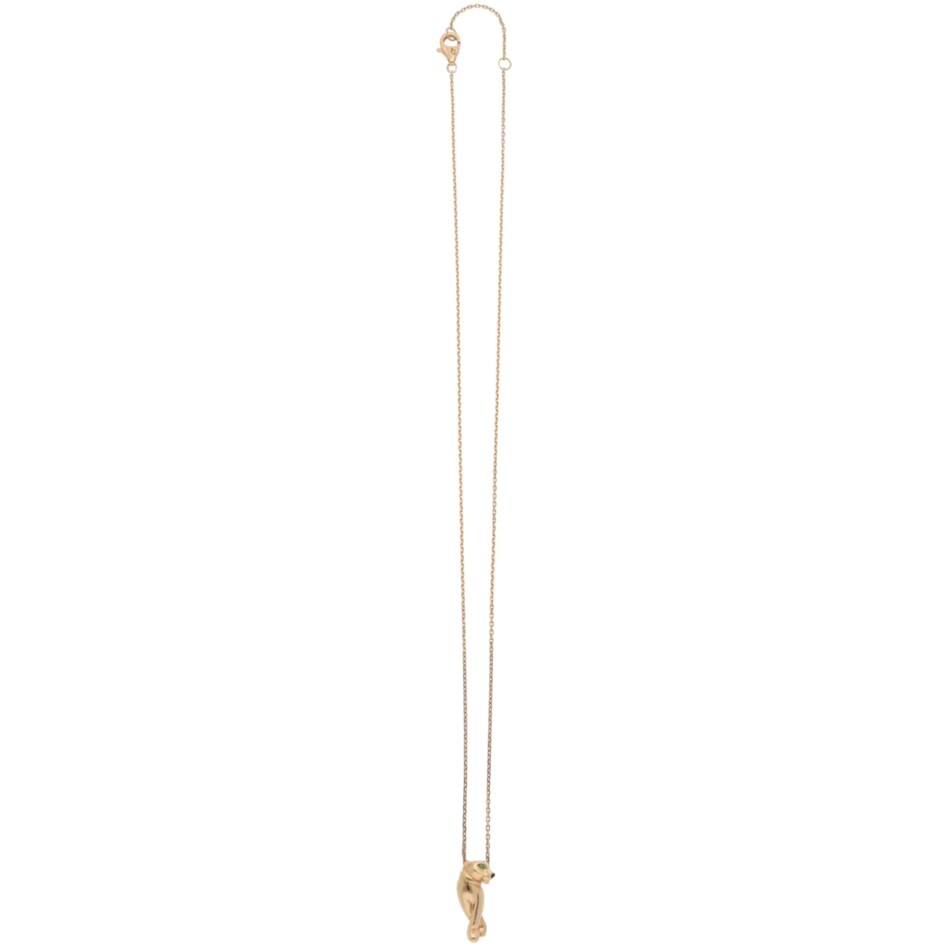 Vintage Panthère de Cartier Pendant Necklace in Rose Gold