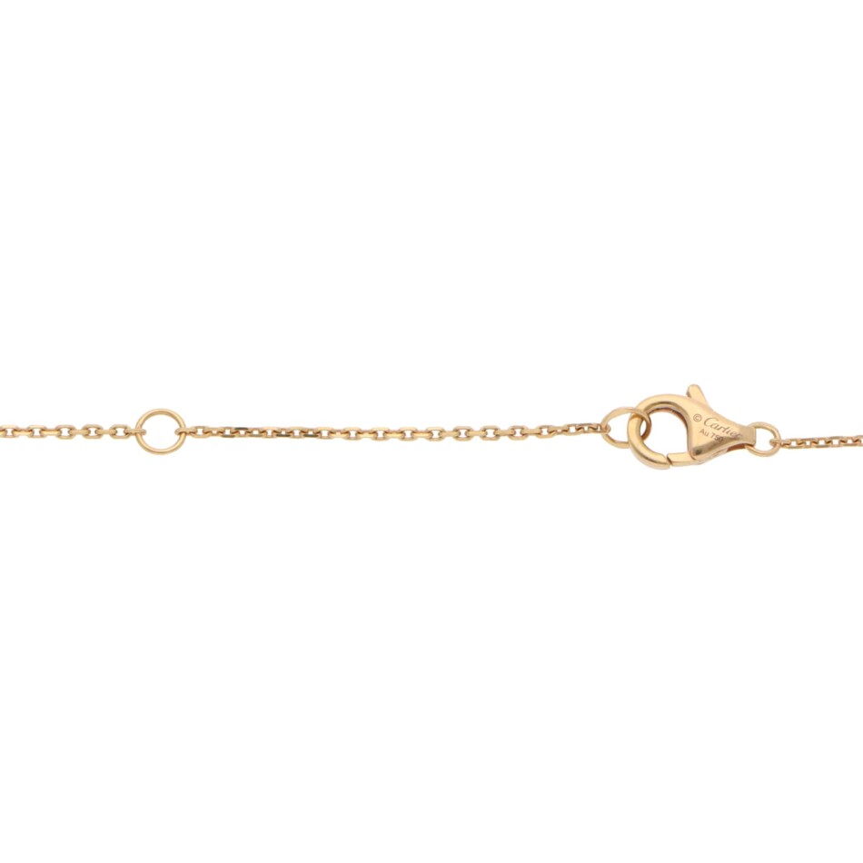 Vintage Panthère de Cartier Pendant Necklace in Rose Gold