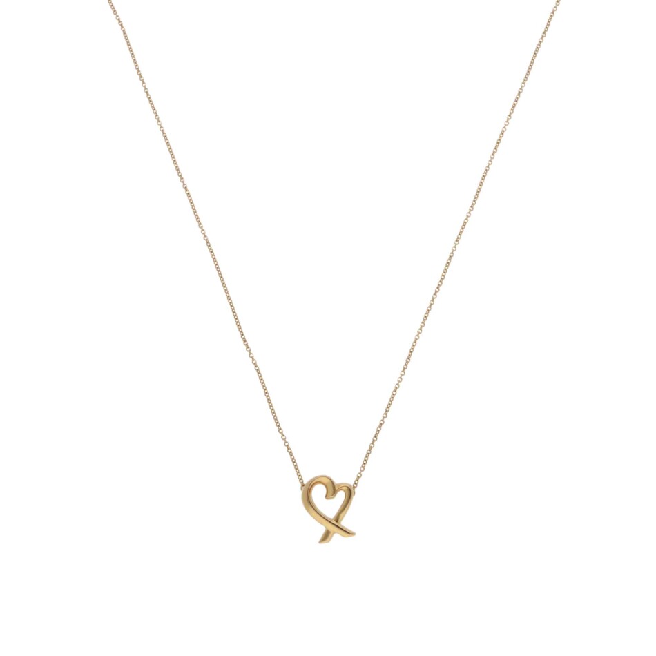 Vintage Paloma Picasso for Tiffany & Co. Loving Heart Necklace