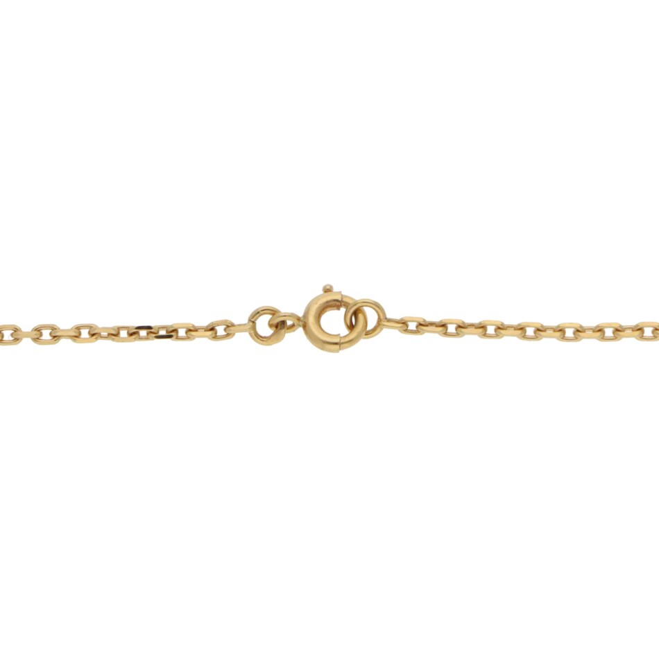 Vintage 1990's Hermès Open Circle Pendant Necklace