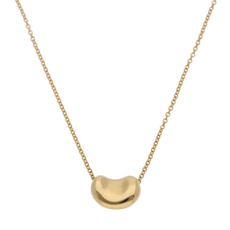 Vintage Elsa Peretti for Tiffany & Co. Bean Pendant Necklace