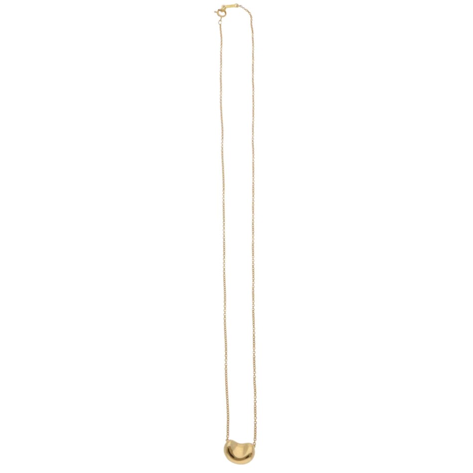 Vintage Elsa Peretti for Tiffany & Co. Bean Pendant Necklace