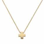Vintage Tiffany & Co. Roman Cross Necklace in Yellow Gold