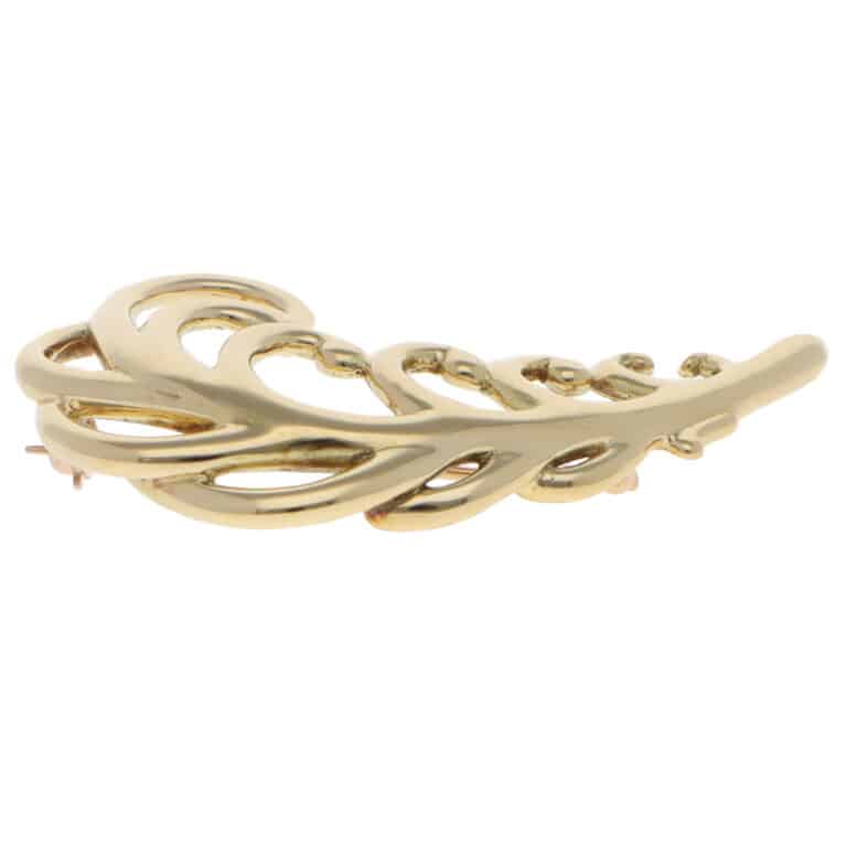 Vintage 1980 Paloma Picasso for Tiffany & Co. Feather Brooch