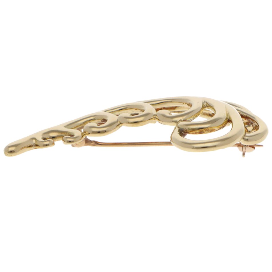 Vintage 1980 Paloma Picasso for Tiffany & Co. Feather Brooch