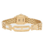 Vintage Cartier Panthere Yellow Gold Watch with Diamond Bezel