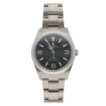 Vintage 2010 Rolex Explorer Steel 39mm Watch with Black Dial