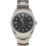 Vintage 2010 Rolex Explorer Steel 39mm Watch with Black Dial