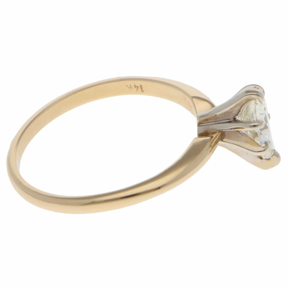 Vintage 0.50ct Pear-Shaped Diamond Solitaire Ring