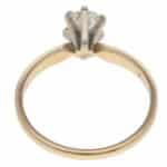 Vintage 0.50ct Pear-Shaped Diamond Solitaire Ring