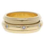 Vintage 1990 Piaget Possession Diamond Ring in Yellow Gold