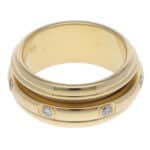 Vintage 1990 Piaget Possession Diamond Ring in Yellow Gold