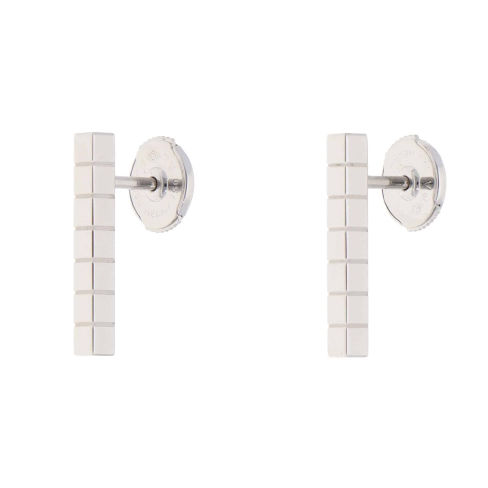 Vintage Chopard Ice Cube Stud Earrings in White Gold
