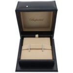 Vintage Chopard Ice Cube Stud Earrings in White Gold