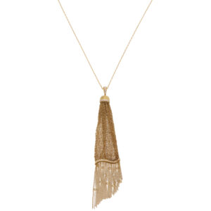 Vintage Boucheron Deliah Diamond Necklace in Yellow Gold