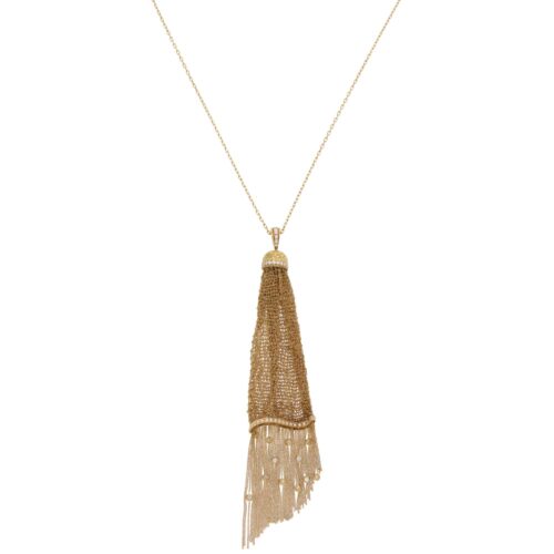 Vintage Boucheron Deliah Diamond Necklace in Yellow Gold