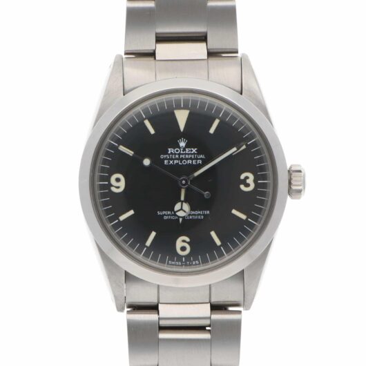 Vintage Rolex Explorer 1016 36mm Steel Watch Black Dial