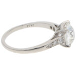 Vintage 2.32ct GIA Certified Old Cut Diamond Ring in Platinum