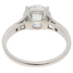 Vintage 2.32ct GIA Certified Old Cut Diamond Ring in Platinum