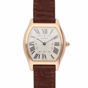 Vintage Cartier Panthere Yellow Gold Watch with Diamond Bezel