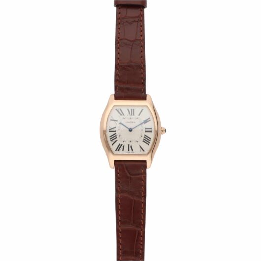 Vintage Cartier Panthere Yellow Gold Watch with Diamond Bezel