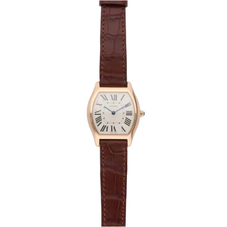 Vintage Cartier Panthere Yellow Gold Watch with Diamond Bezel